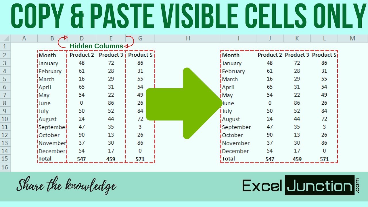 copy only visible cells in excel for mac